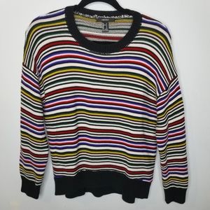 ::SALE::  Forever 21 - Striped Knit Retro Style Sweater